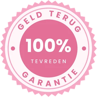 100% tevreden geld terug garantie